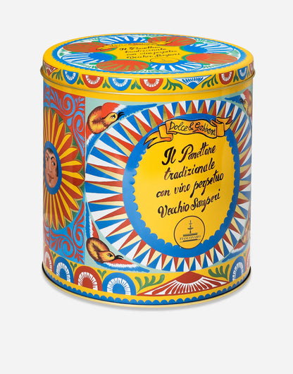 DOLCE & GABBANA TIN PANETTONE W/ WINE SPRAY - 1KG