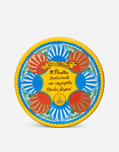 DOLCE & GABBANA TIN PANETTONE W/ WINE SPRAY - 1KG