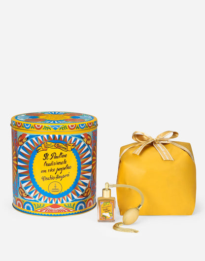 DOLCE & GABBANA TIN PANETTONE W/ WINE SPRAY - 1KG