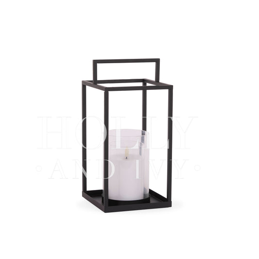 15CM BLACK METAL LANTERN