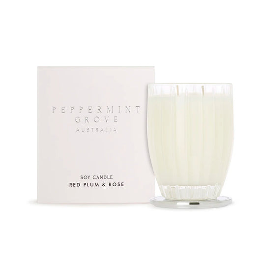 Red Plum & Rose Candle 370g