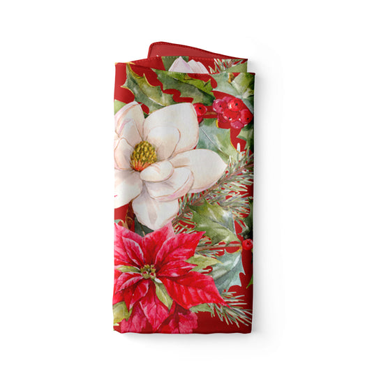 Festive Flora Cotton Table Runner