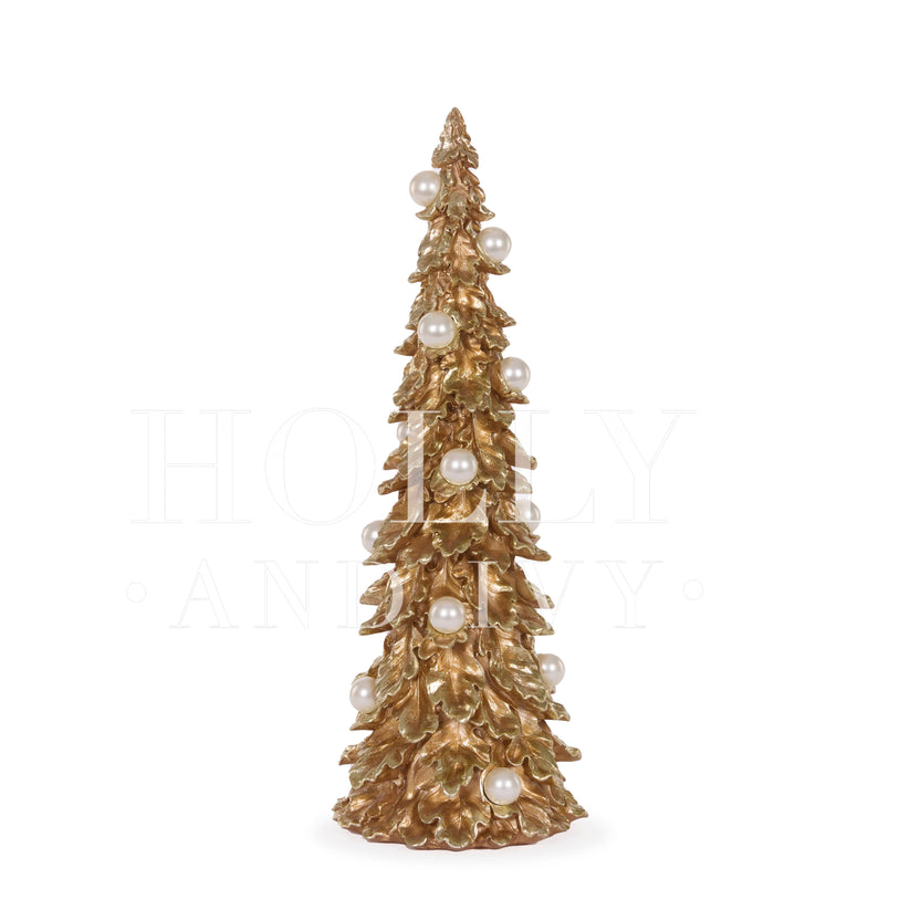 LARGE PEARL RUFFLE TREE – Holly & Ivy