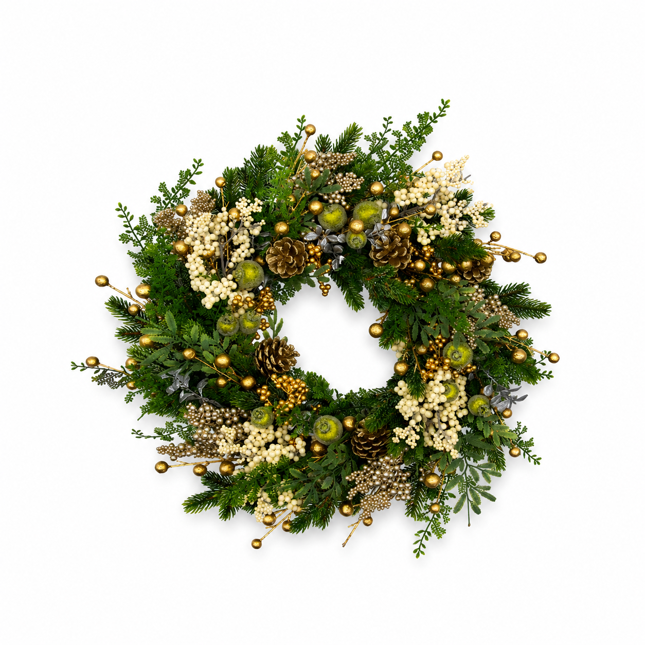 Green Apple Berry Wreath