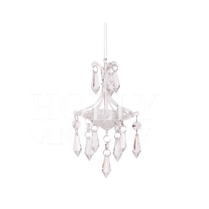 GLASS CHANDELIER HANGING