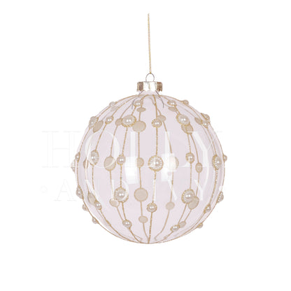 15CM CLEAR PEARL BALL