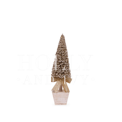 SMALL CHAMPAGNE TOPIARY TREE
