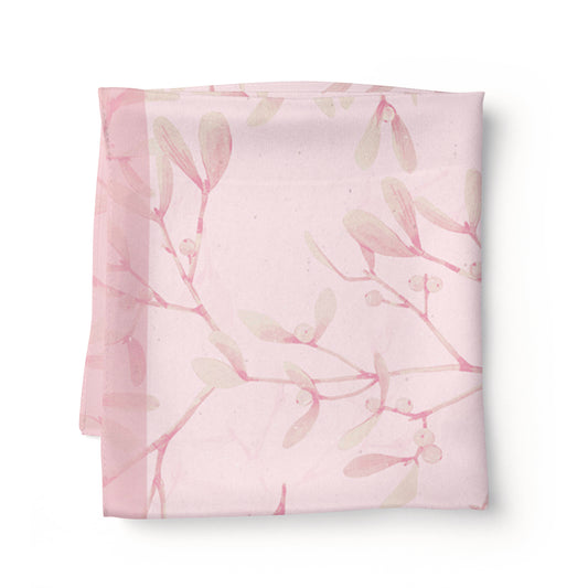 Pink Mistletoe Table Cloth