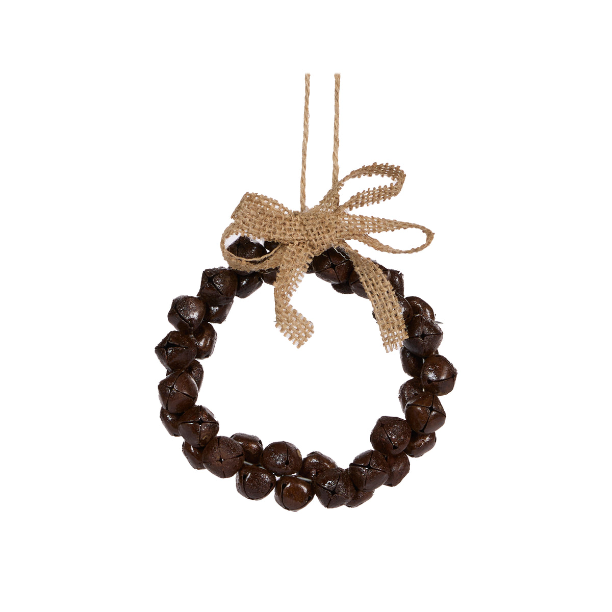 Rusty Bell Wreath Hanging
