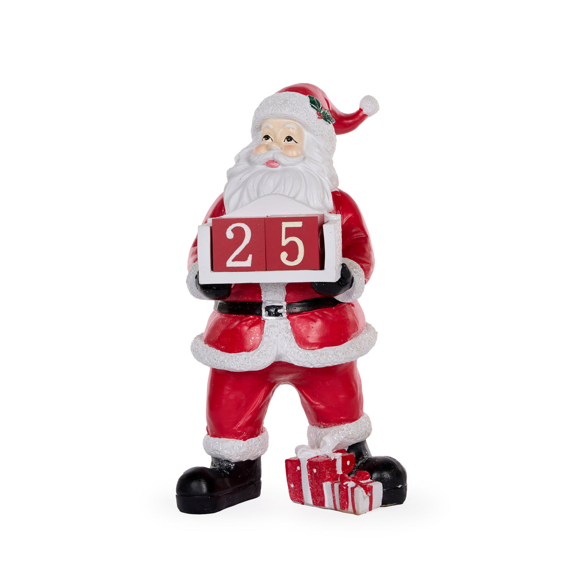 Santa Advent Red and White