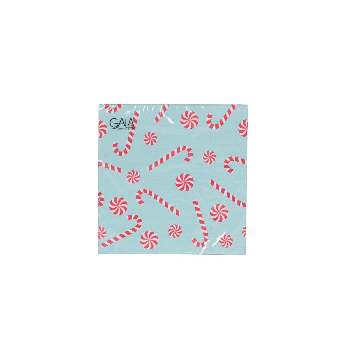 20/pk Xmas Candy Napkin Blue