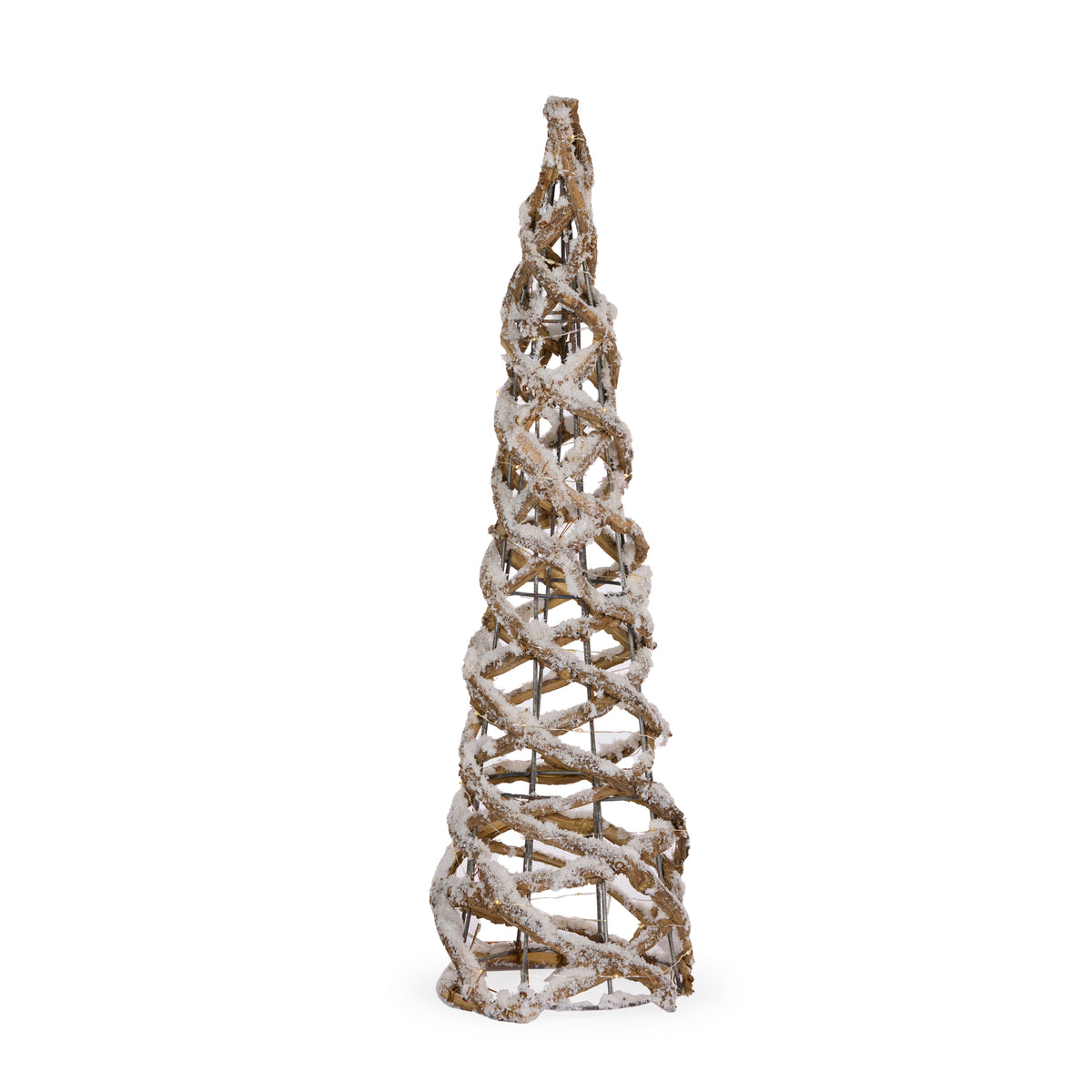 Natural Tabletop LED Twig Cone Tree