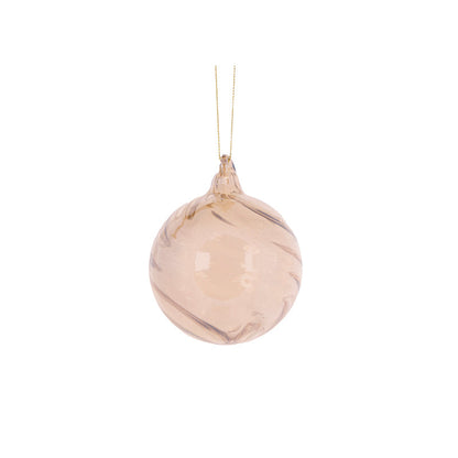 High Shine Gold Transparent Round Bauble