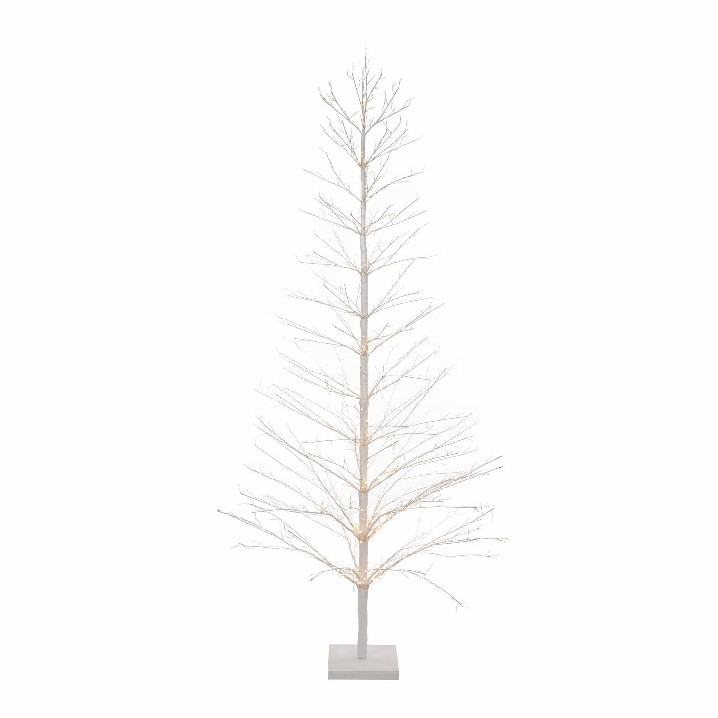 210cm LED White Sparkle Tree