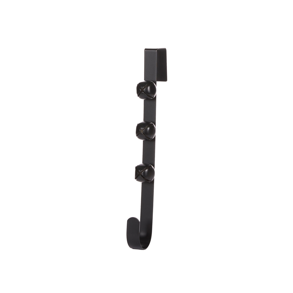 MATTE BLACK BELL WREATH HOOK