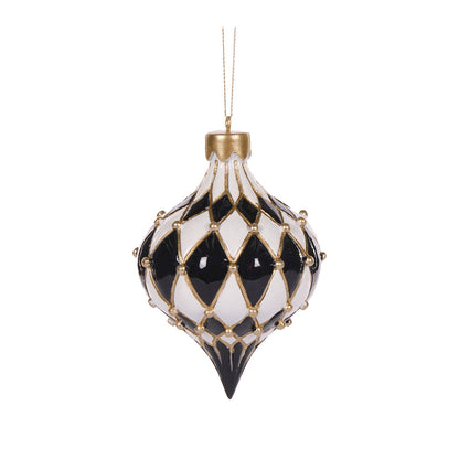 Quilted Harlequin Onion Bauble