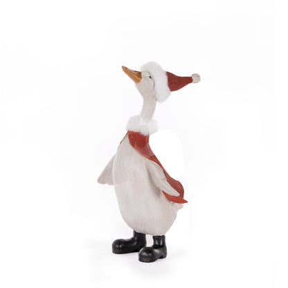 24Cm Red Festive Duck