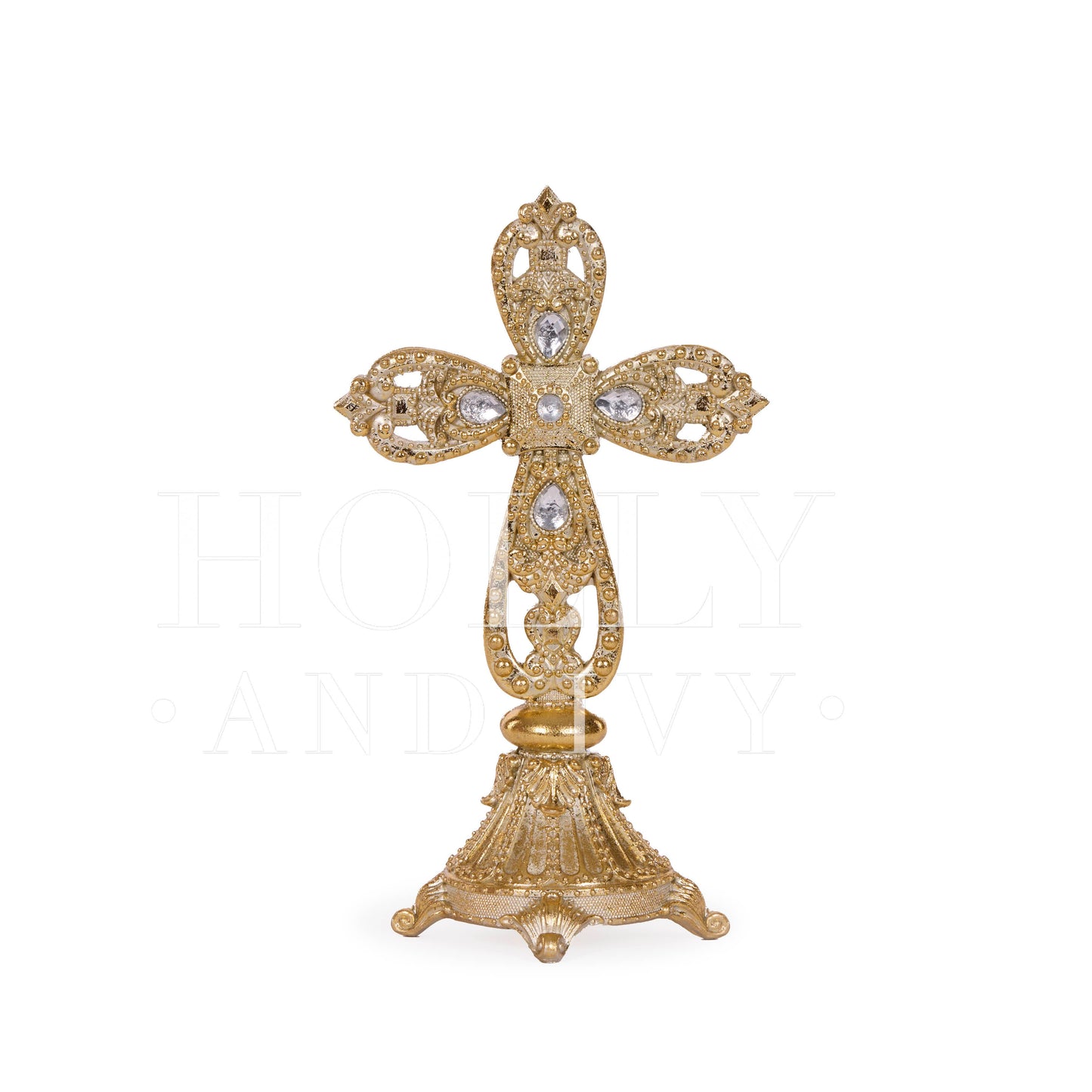 23CM ELEGANT CROSS STANDING