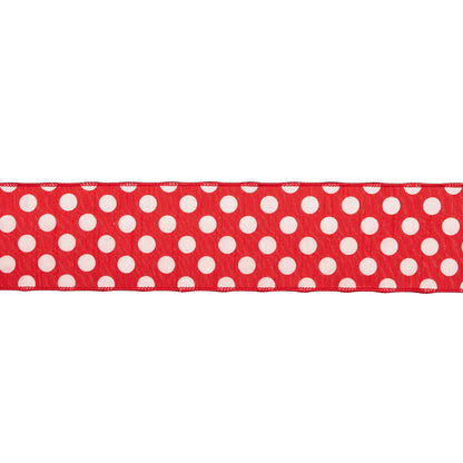 Red White Polka Dot Ribbon
