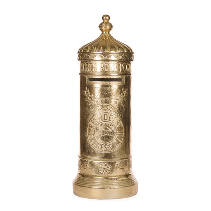 77cm Gilded Santa Mailbox