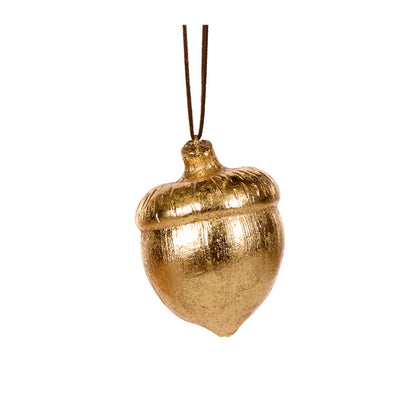 Gold Acorn Ornament