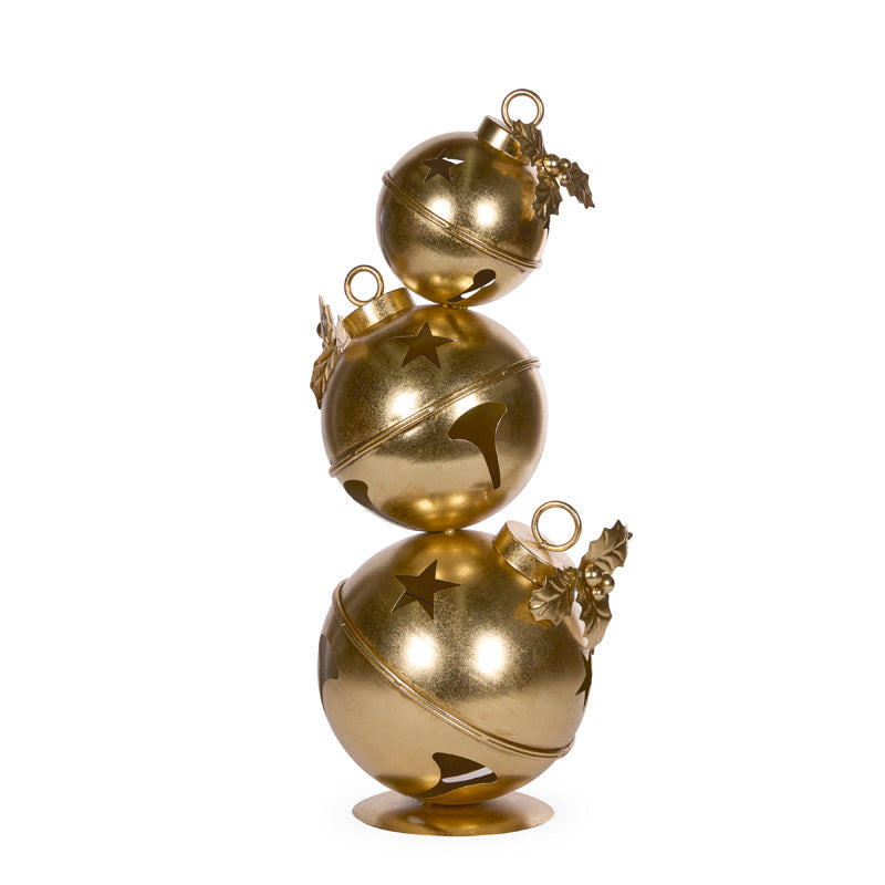 63cm Gold Metal Bell Stack