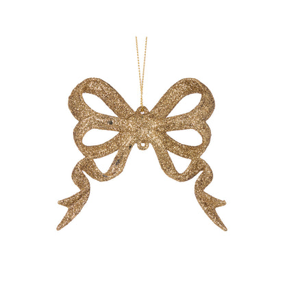 GOLD GLITTER BOW