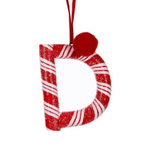 Load image into Gallery viewer, Candy Cane Letter D Hanging
