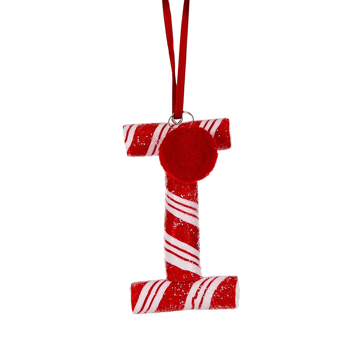 Candy Cane Letter I Hanging