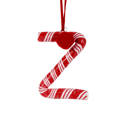 Candy Cane Letter Z Hanging