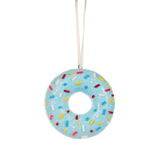 Load image into Gallery viewer, Light Blue Doughnut Hanging
