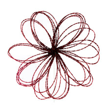 Load image into Gallery viewer, Red Beaded Flower
