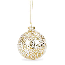 Load image into Gallery viewer, Gold Star Filled Bauble
