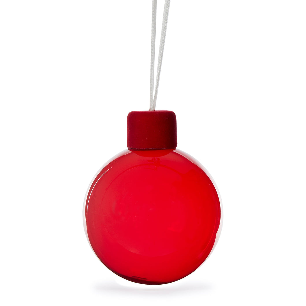 Red Velved Topped Bauble