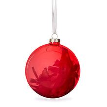 Load image into Gallery viewer, Red Tinsel Filled Bauble
