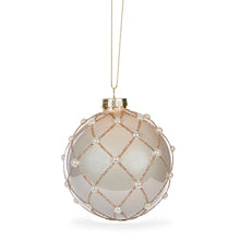 Load image into Gallery viewer, Quilted Deco Bauble With Pearls
