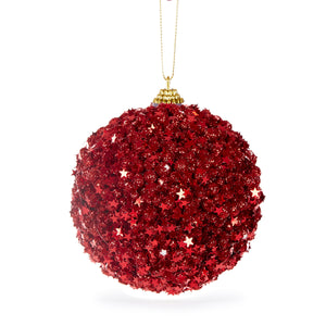 Red Stars Bauble