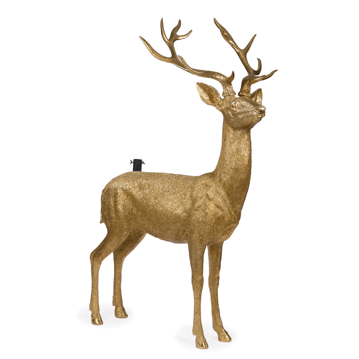 135cm Gold Etched Reindeer Tree Stand
