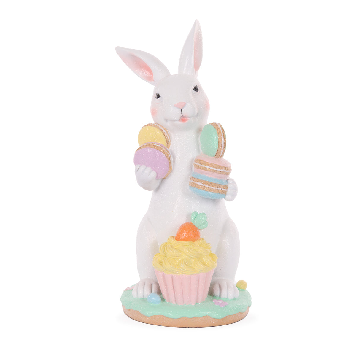 STANDING RABBIT WITH MACARONS