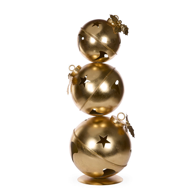 90cm Gold Metal Bell Stack