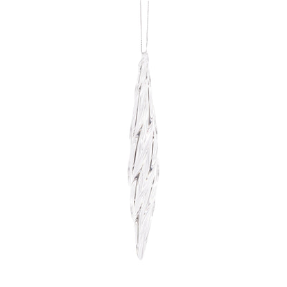 Glass Twist Finial Hanging