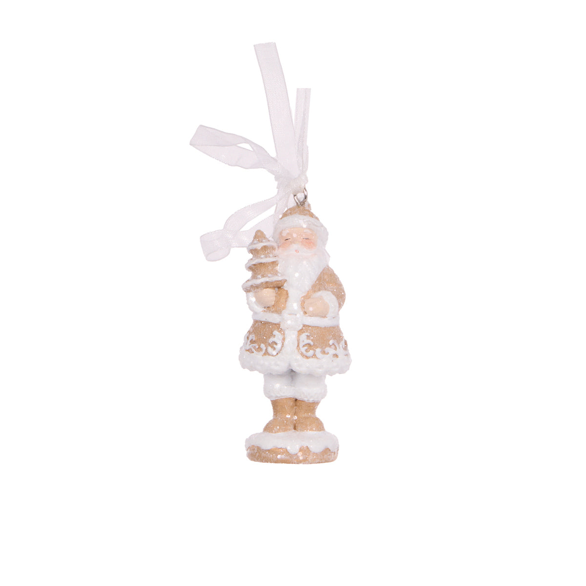 Gingerbread Santa Ornament