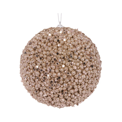 XL Champagne Stars Bauble