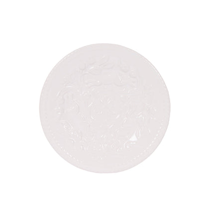 WHITE LAPIN PLATE