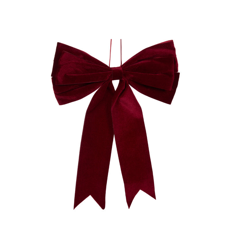 Classic Burgundy Bow Hanging