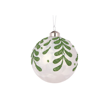 Beaded Mistletoe Bauble
