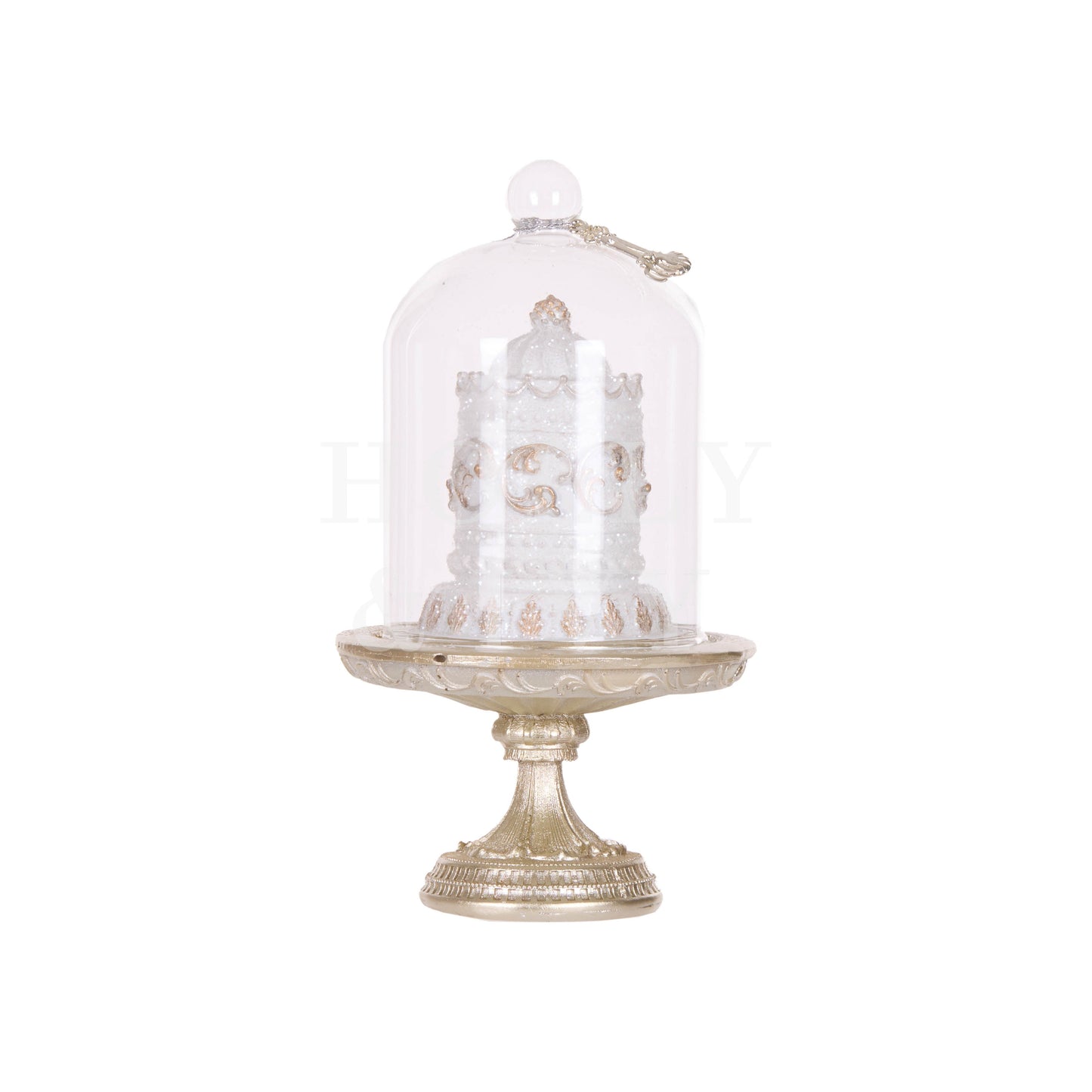 Decadent Floral Cake Cloche