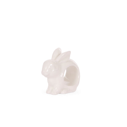 WHITE BUNNY NAPKIN RING
