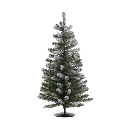 Flocked Table Top Tree