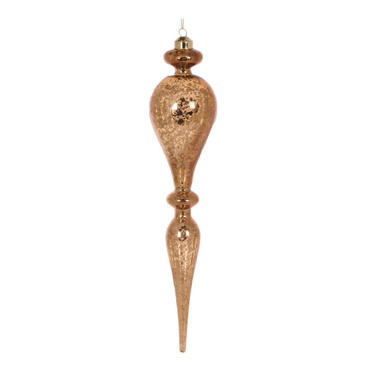 Chocolate Mercury Bulb Finial